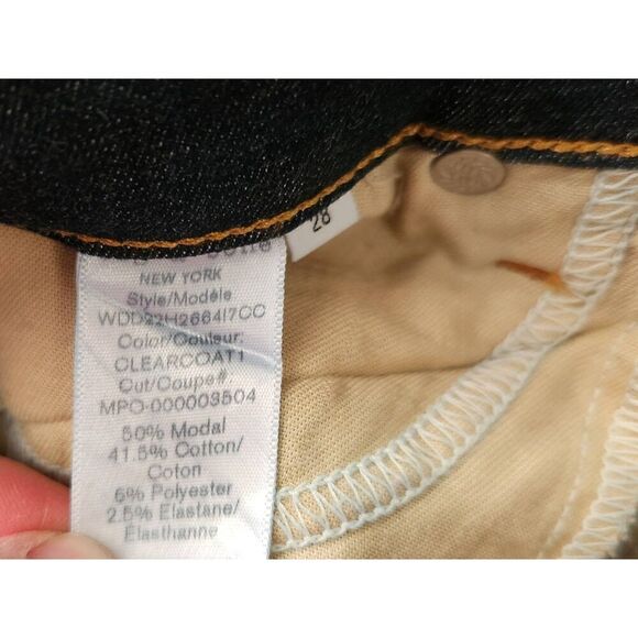 Rag & Bone Nina High-rise Skinny Jeans in Clearcoat Size 28 - Picture 7 of 7